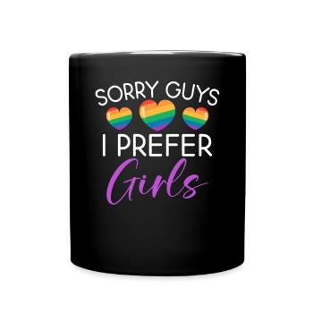Lesbian Gifts - Tasse einfarbig - Schwarz - Vorne