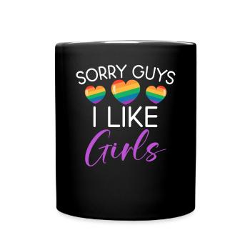 Lesbian Gifts - Tasse einfarbig - Schwarz - Vorne