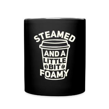 Cuit à la vapeur et un peu mousseux - Barista Coffee - Mug uni - noir - Devant