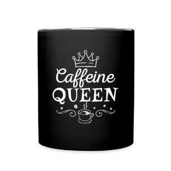 Caffeine Queen - Barista Coffee Fans - Full Colour Mug - black - Front