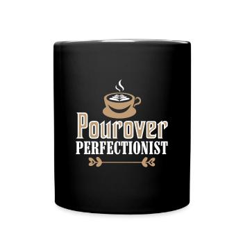Pourover Perfectionist - Barista Coffee Fans - Full Colour Mug - black - Front