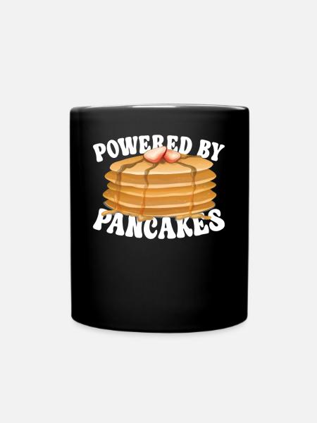 Pancake Lover Kids Powered By - Tasse einfarbig - Schwarz