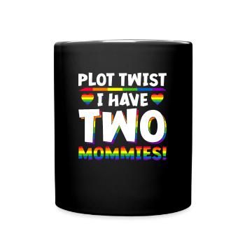 Homosexuell Mom Lesbisch Mütter Mütter Tag - Tasse einfarbig - Schwarz - Vorne