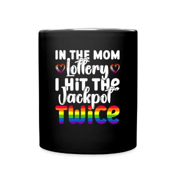 Gay Mom Lesbian Mothers Mothers Day - Full Colour Mug - black - Front