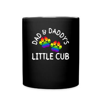 Gay Papa Allié Papa Fête des Pères - Mug uni - noir - Devant