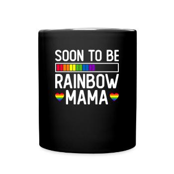 Gay Mom Lesbian Mothers Mothers Day - Full Colour Mug - black - Front
