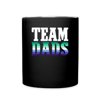 Gay Papa Allié Papa Fête des Pères - Mug uni - noir - Devant