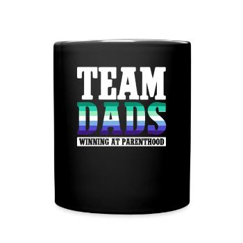 Gay Papa Allié Papa Fête des Pères - Mug uni - noir - Devant