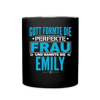 Emily Name Design - Full Colour Mug - black - Front