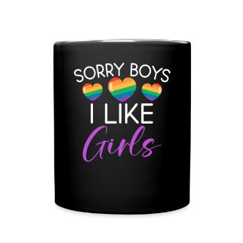 Lesbian Gifts - Tasse einfarbig - Schwarz - Vorne