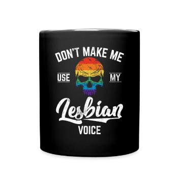 Lesbian Gifts - Tasse einfarbig - Schwarz - Vorne