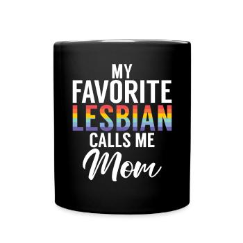 Lesbian Gifts - Tasse einfarbig - Schwarz - Vorne