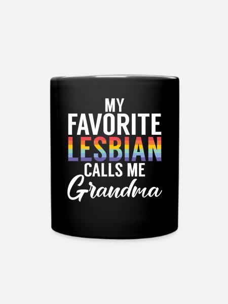Lesbian Gifts - Tasse einfarbig - Schwarz