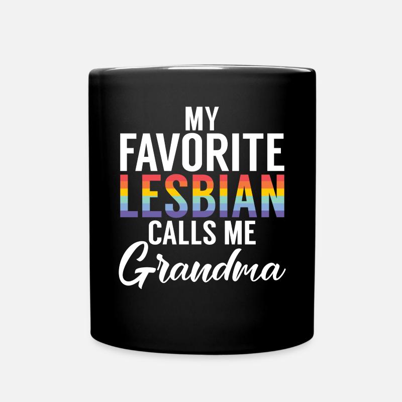 Lesbian Gifts - Tasse einfarbig - Schwarz