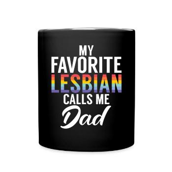 Lesbian Gifts - Tasse einfarbig - Schwarz - Vorne
