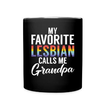 Lesbian Gifts - Tasse einfarbig - Schwarz - Vorne