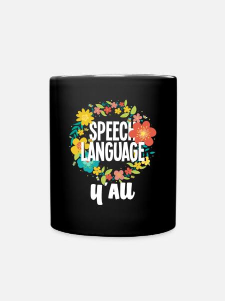Sprachtherapeutin Sprachheilpädagogin Logopädin - Tasse einfarbig - Schwarz