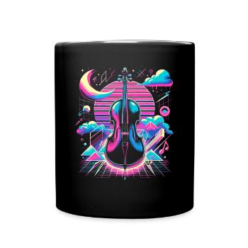 Violin Violinist Fiddle Violinists - Full Colour Mug - black - Front