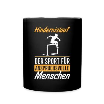 Parcours d’obstacles Elite - Seulement pour les meilleurs - Mug uni - noir - Devant