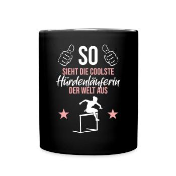 World's best hurdler - Full Colour Mug - black - Front