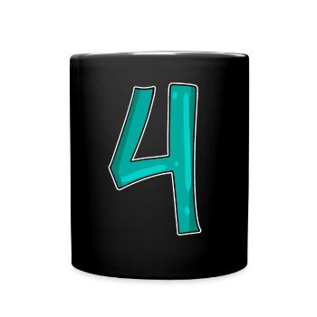 4 - Full Colour Mug - black - Front