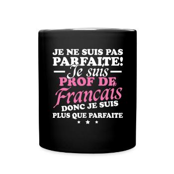 I'm a French teacher - Full Colour Mug - black - Front