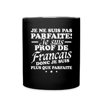 I'm a French teacher - Full Colour Mug - black - Front
