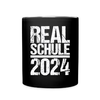 Realschule Junge Mädchen Realschule 2024 - Tasse einfarbig - Schwarz - Vorne