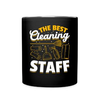 Le meilleur personnel de nettoyage - House Cleaning House Cle - Mug uni - noir - Devant