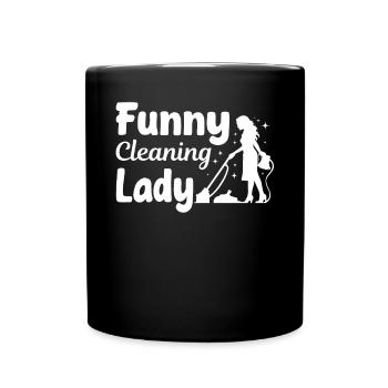 Femme de ménage Femme de ménage - Drôle de femme de ménage - Mug uni - noir - Devant