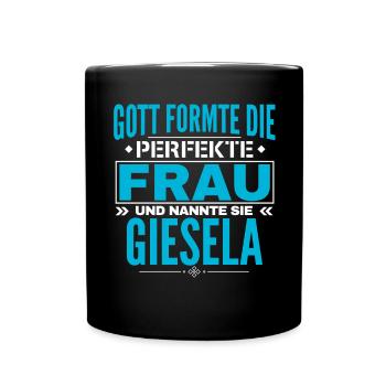 Conception du nom Giesela - Mug uni - noir - Devant
