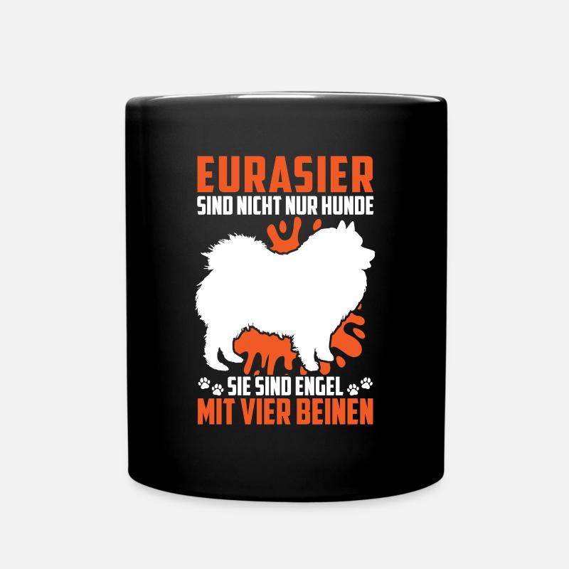 Eurasier nicht nur ein Hund Eurasian Spitz - Tasse einfarbig - Schwarz