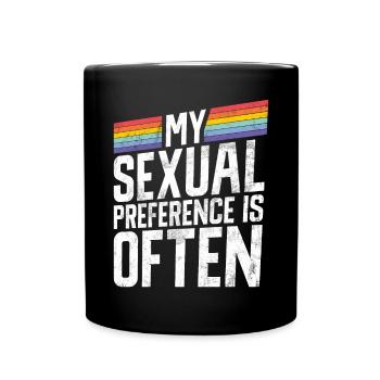 Lesbian Gifts - Tasse einfarbig - Schwarz - Vorne