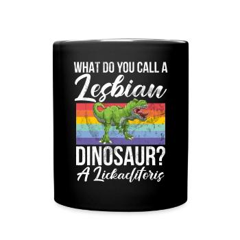 Lesbian Gifts - Tasse einfarbig - Schwarz - Vorne