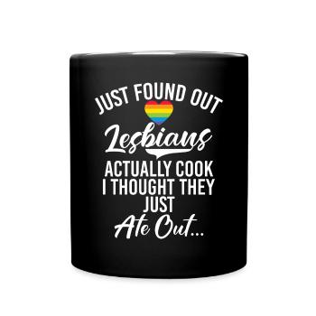 Lesbian Gifts - Tasse einfarbig - Schwarz - Vorne
