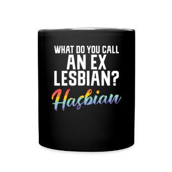 Lesbian Gifts - Tasse einfarbig - Schwarz - Vorne