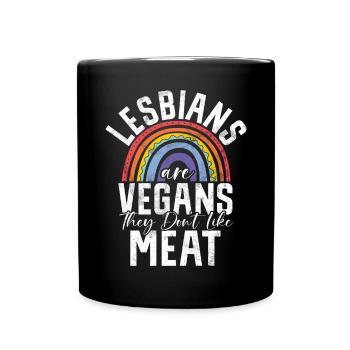 Lesbian Gifts - Tasse einfarbig - Schwarz - Vorne
