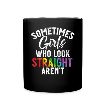 Lesbian Gifts - Tasse einfarbig - Schwarz - Vorne