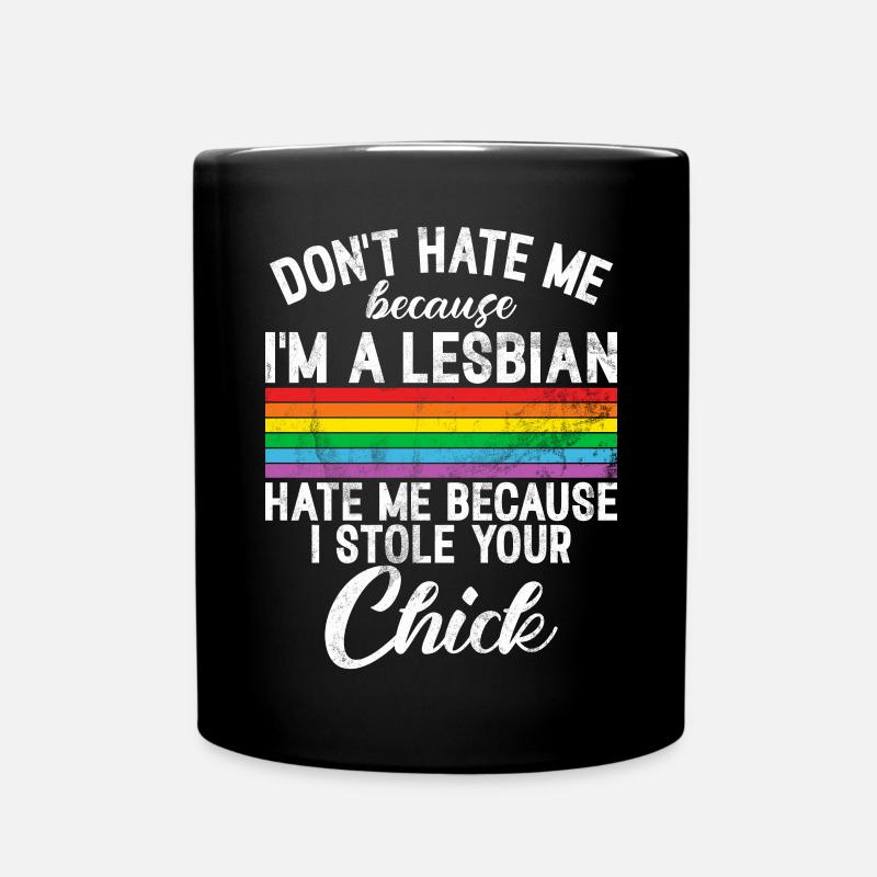 Lesbian Gifts - Tasse einfarbig - Schwarz