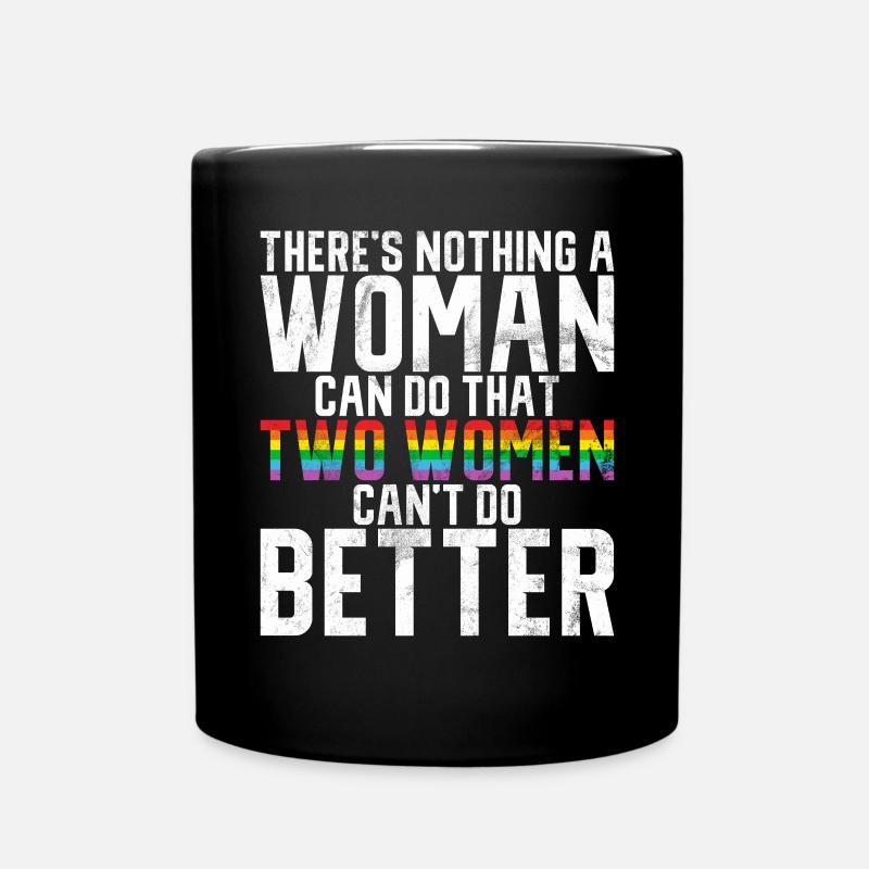 Lesbian Gifts - Tasse einfarbig - Schwarz