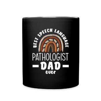 Speech therapist, speech therapist, speech therapist - Full Colour Mug - black - Front
