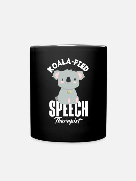 Sprachtherapeutin Sprachheilpädagogin Logopädin - Tasse einfarbig - Schwarz