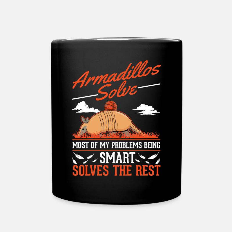 Armadillo Gift Armadillo - Full Colour Mug - black