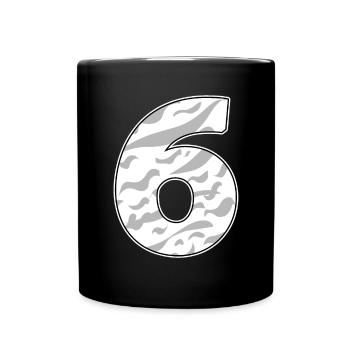 6 - Mug uni - noir - Devant