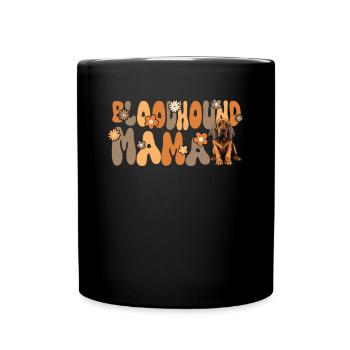 Bloodhound Groovy Bloodhound Mama - Tasse einfarbig - Schwarz - Vorne