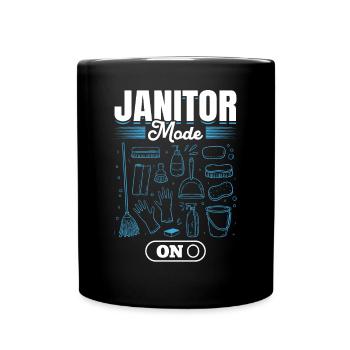 Mode Concierge Activé - Nettoyage Concierge Concierge Drôle Concierge - Mug uni - noir - Devant