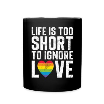 Lesbian Gifts - Tasse einfarbig - Schwarz - Vorne