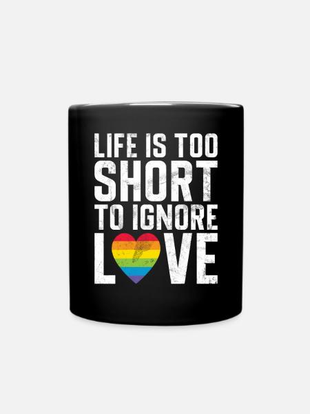 Lesbian Gifts - Tasse einfarbig - Schwarz