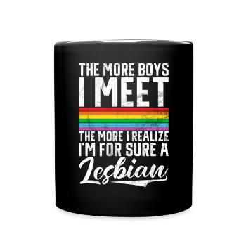 Lesbian Gifts - Tasse einfarbig - Schwarz - Vorne