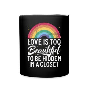 Lesbian Gifts - Tasse einfarbig - Schwarz - Vorne